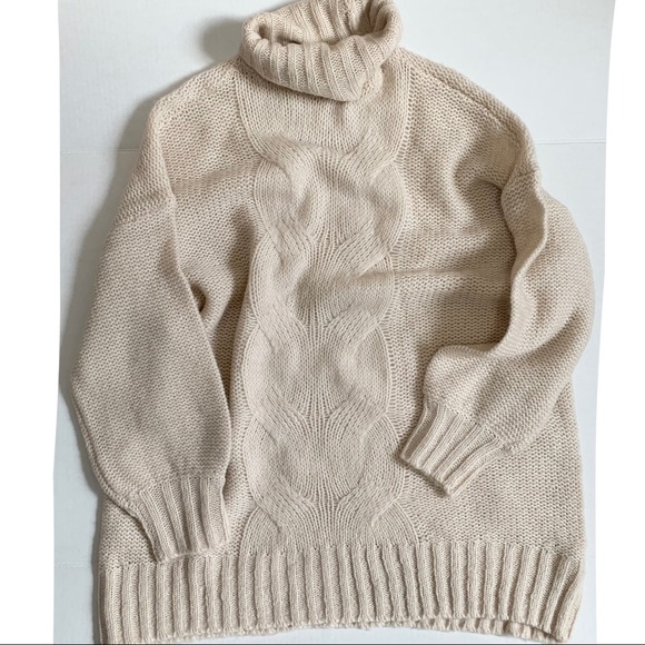 Aerie HappyPlace Oversized Turtleneck Sweater - Picture 3 of 5